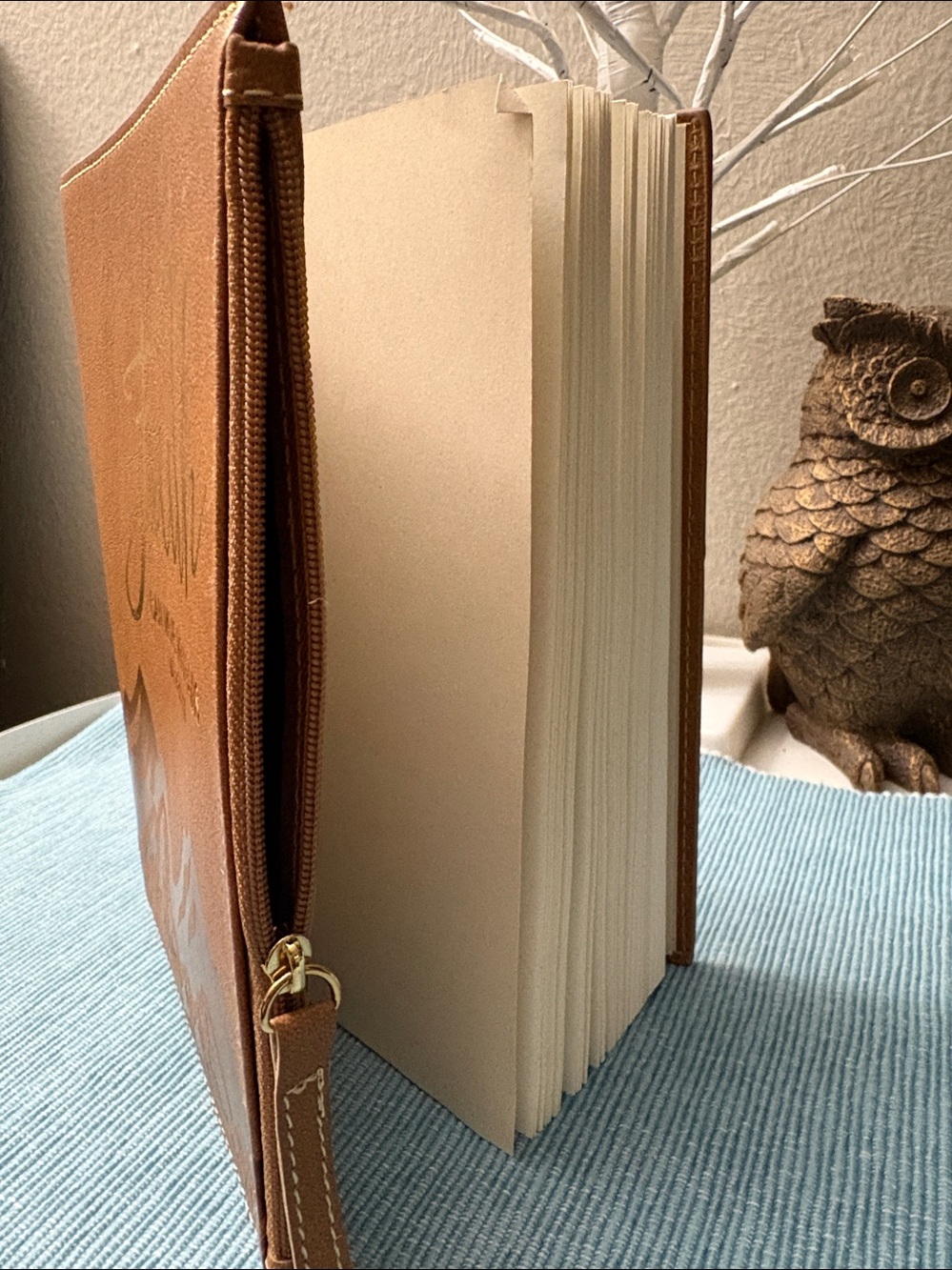 Faith Leather Journal with Mountain Design and zippered cover.
Mug included✝️ - Picture 5 of 7